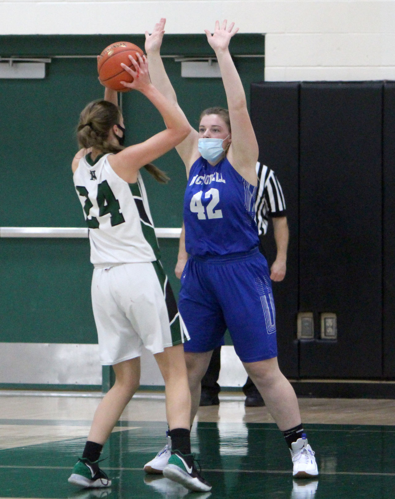 McDonell girls basketball at Northwood 2-18-21